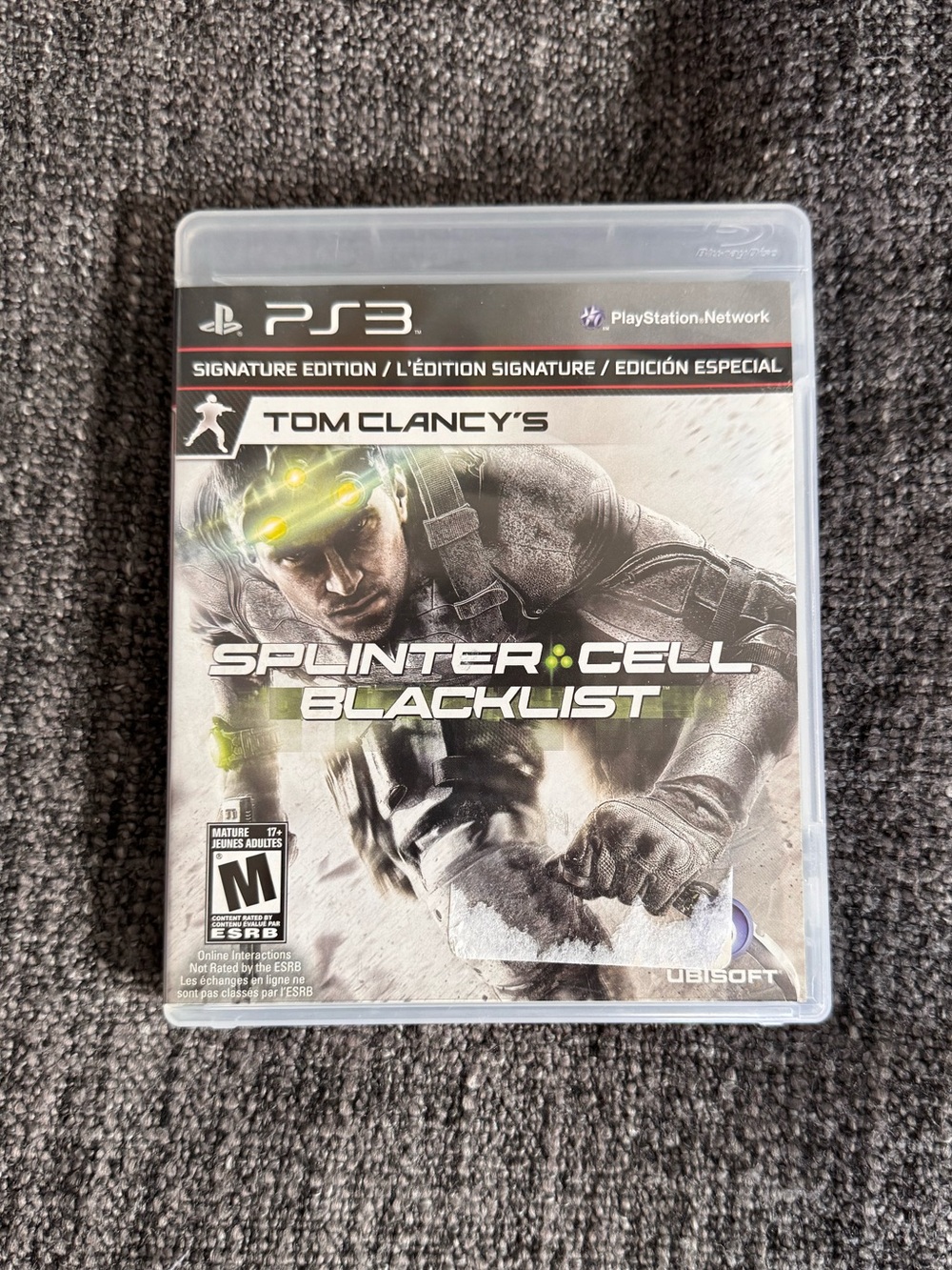 Splinter Cell: Blacklist Sony PS3 Game Complete Playstation 3